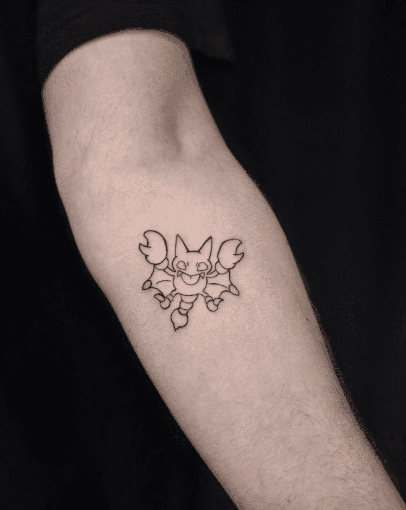 Gligar Johto Pokémon Tattoo