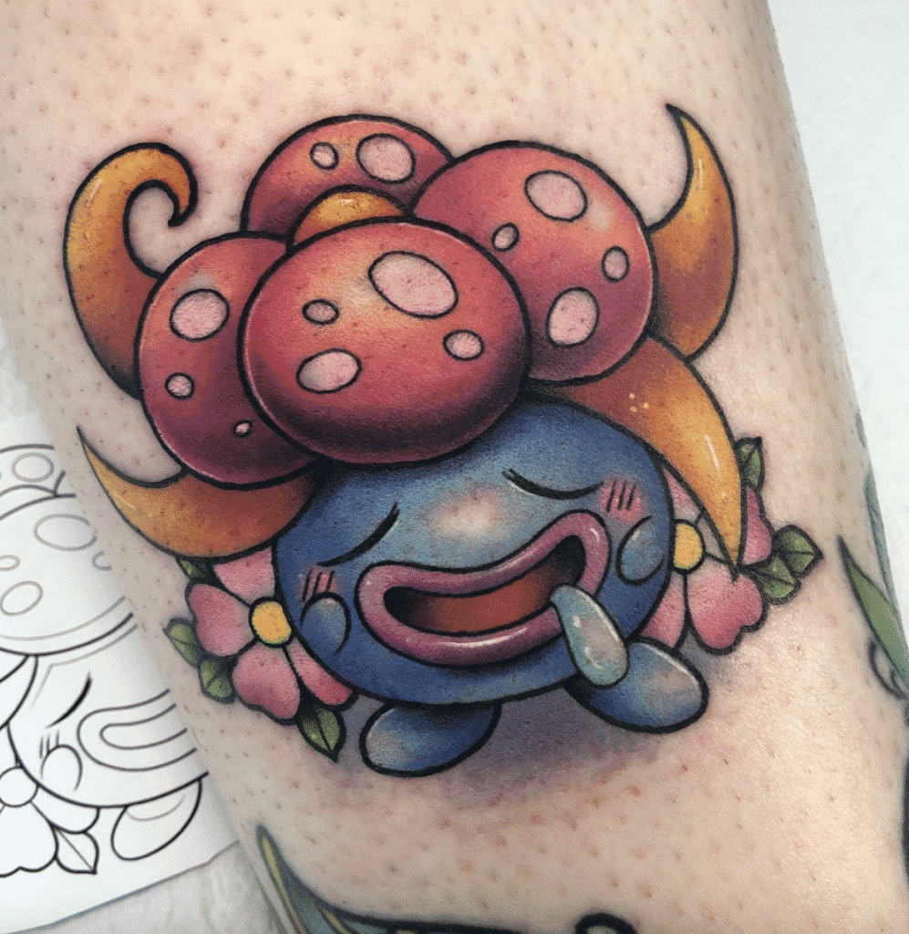 Gloom Johto Pokémon Tattoo
