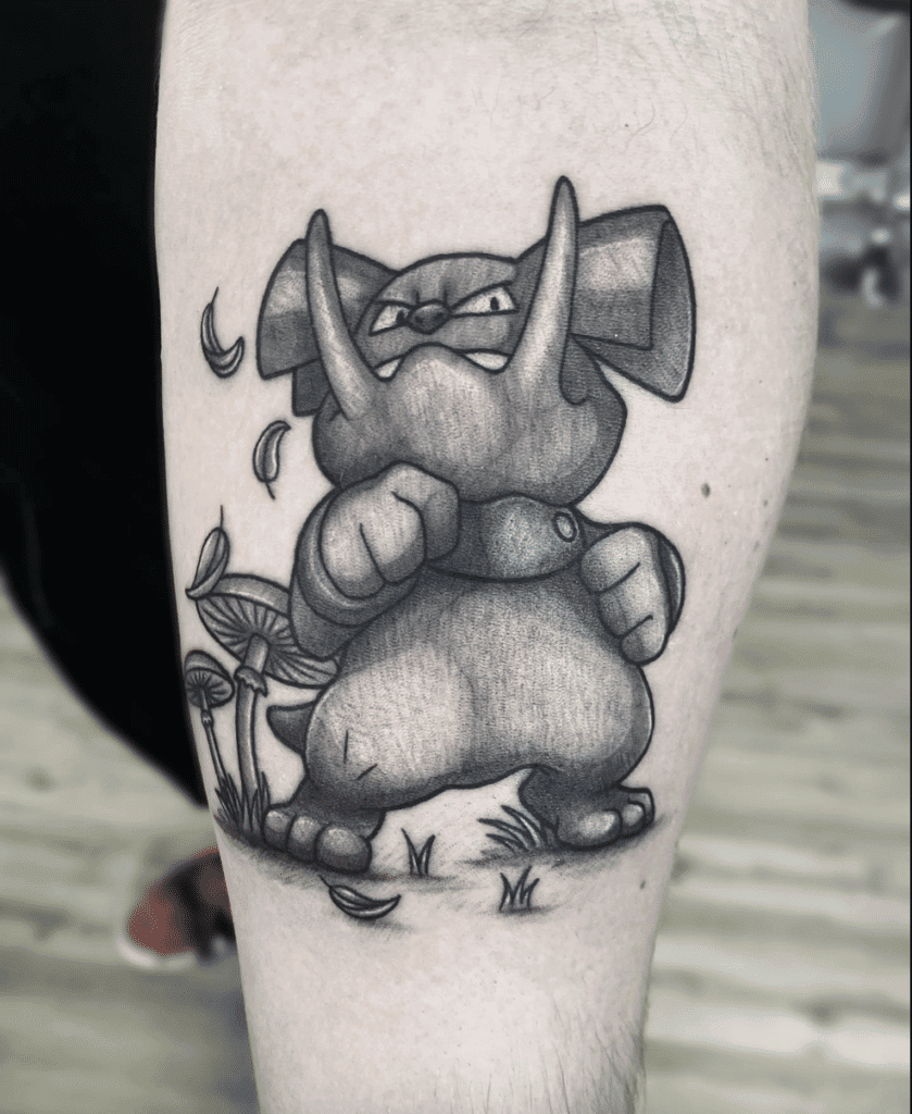 Granbull Johto Pokémon Tattoo
