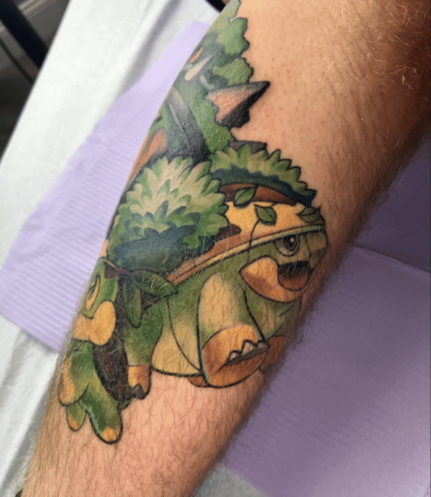 Grotle Sinnoh Pokémon Tattoo