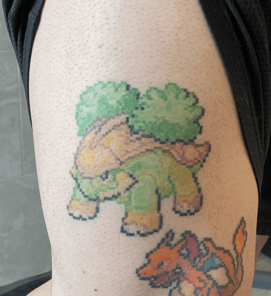 Grotle Sprite Sinnoh Pokémon Tattoo