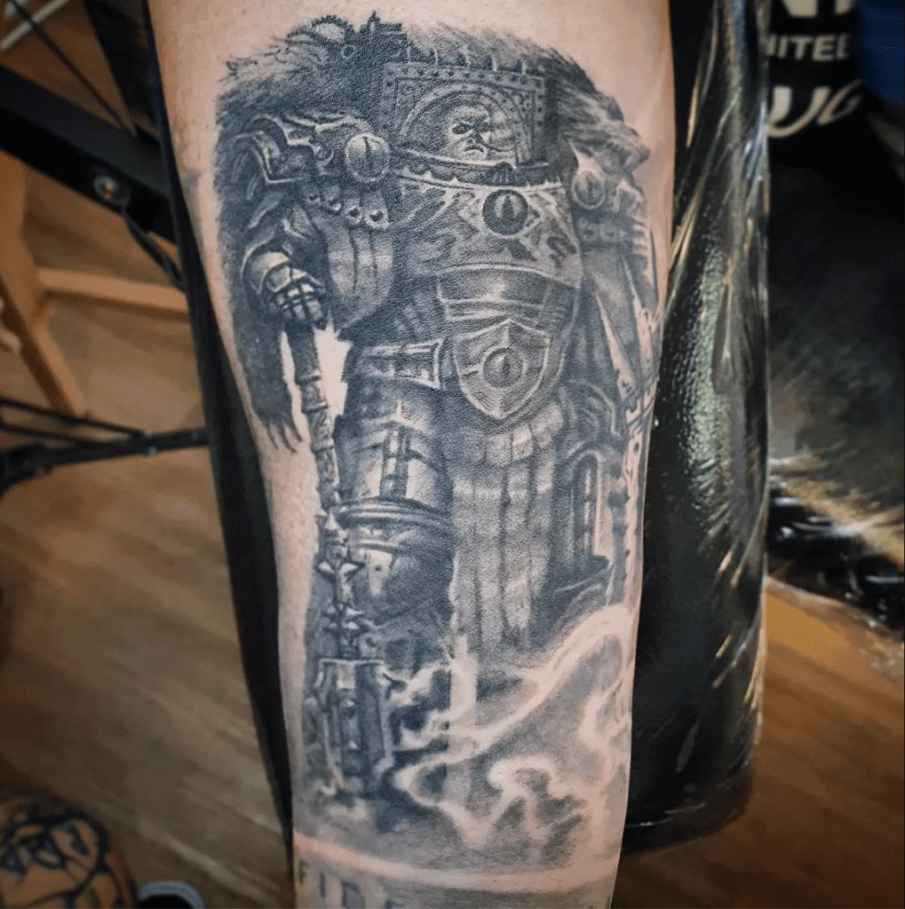 Horus Lupercal Warhammer 40k Tattoo