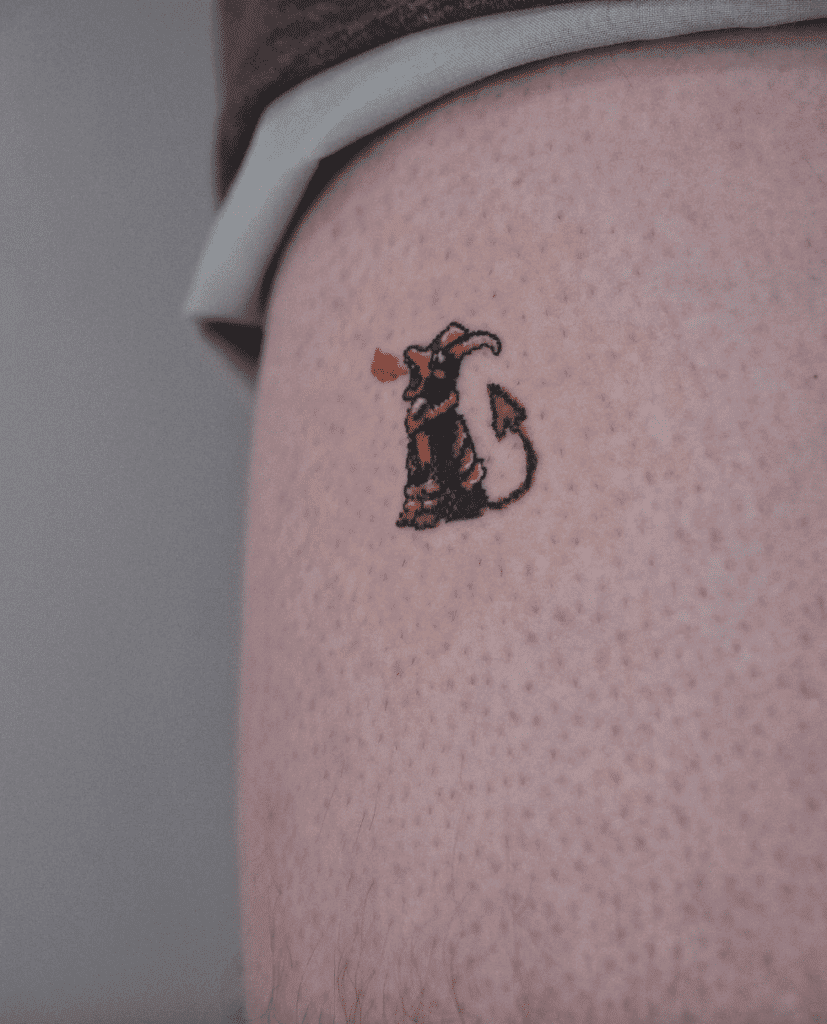 Houndoom Sprite Johto Pokémon Tattoo
