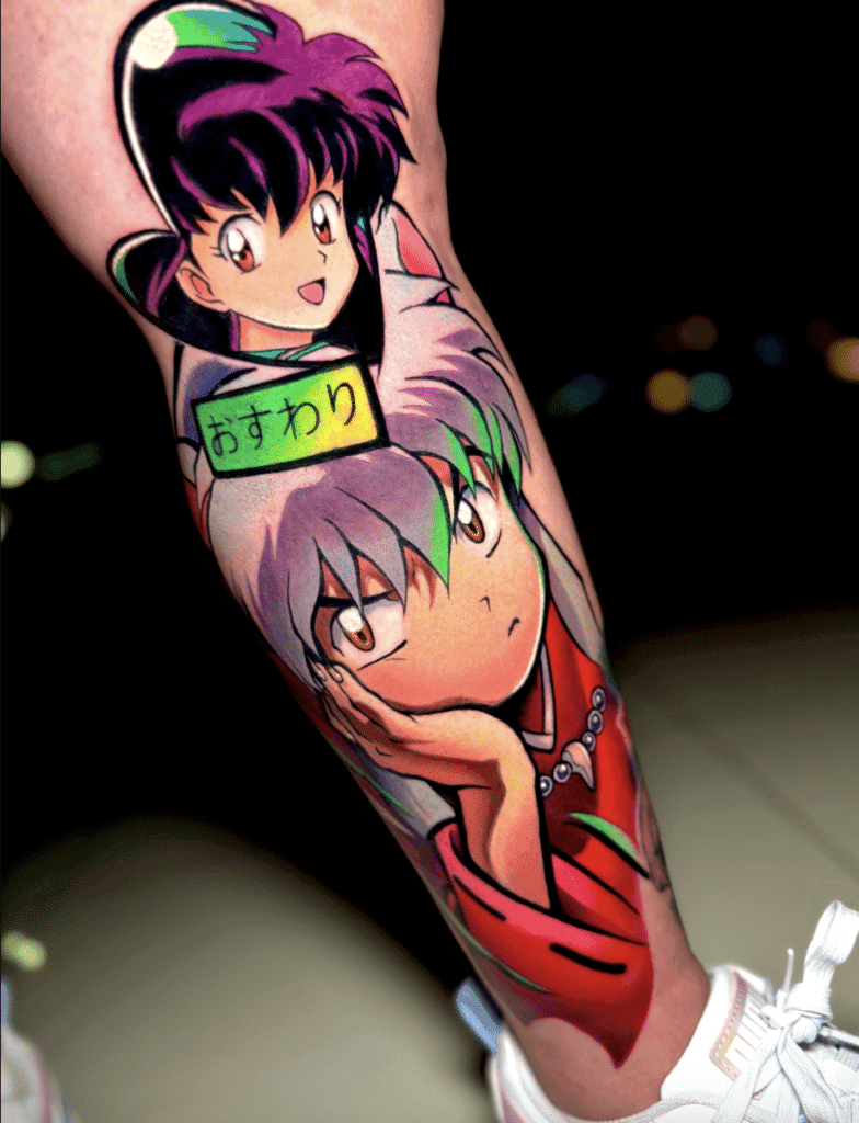 Inuyasha Kagome Anime Tattoo