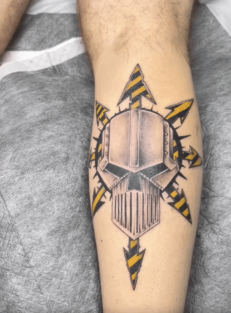 Iron Warriors Warhammer 40k Tattoo