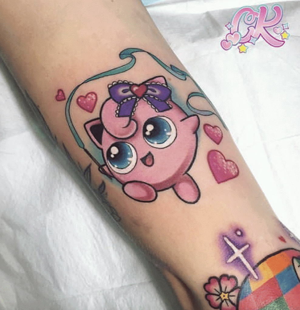 Jigglypuff Johto Pokémon Tattoo