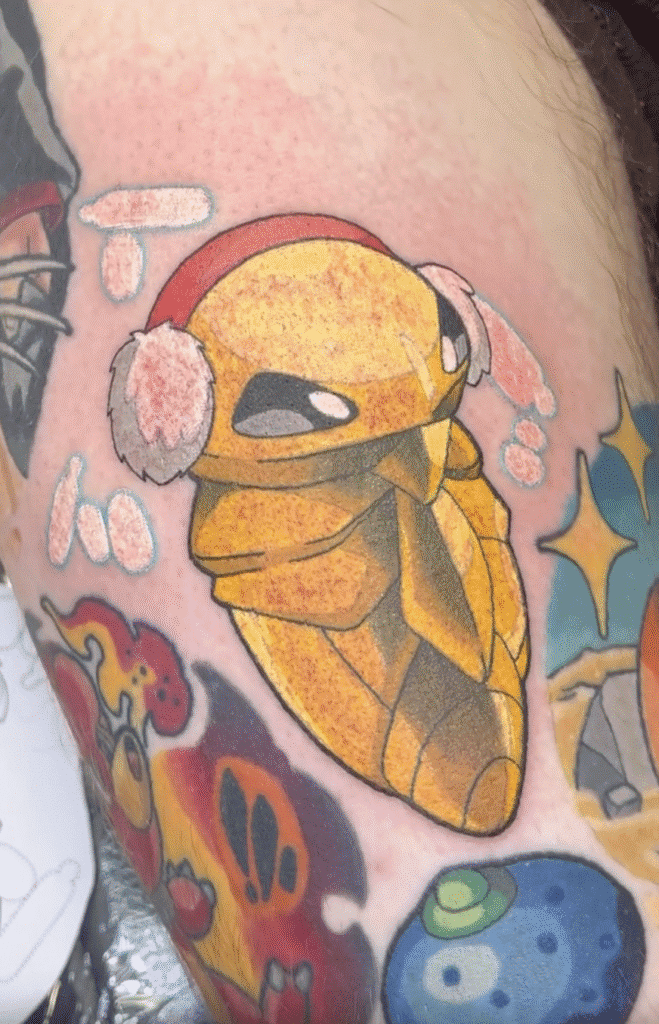 Kakuna Johto Pokémon Tattoo