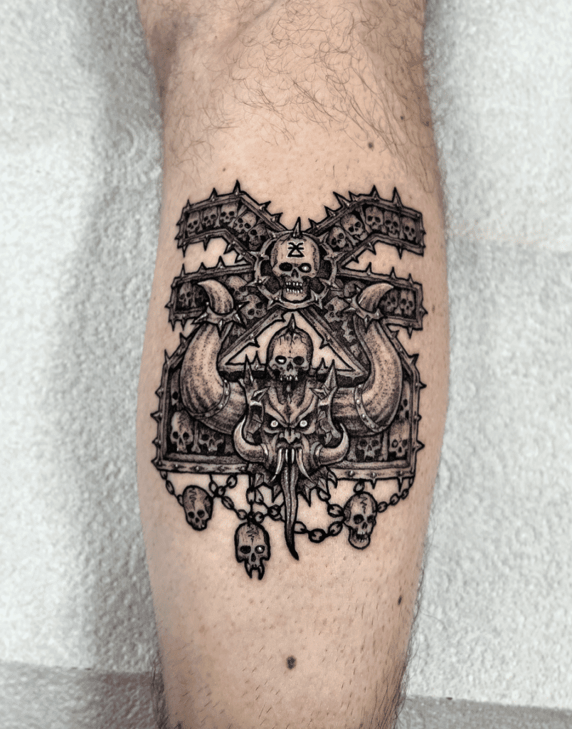 Khrone Warhammer 40k Tattoo