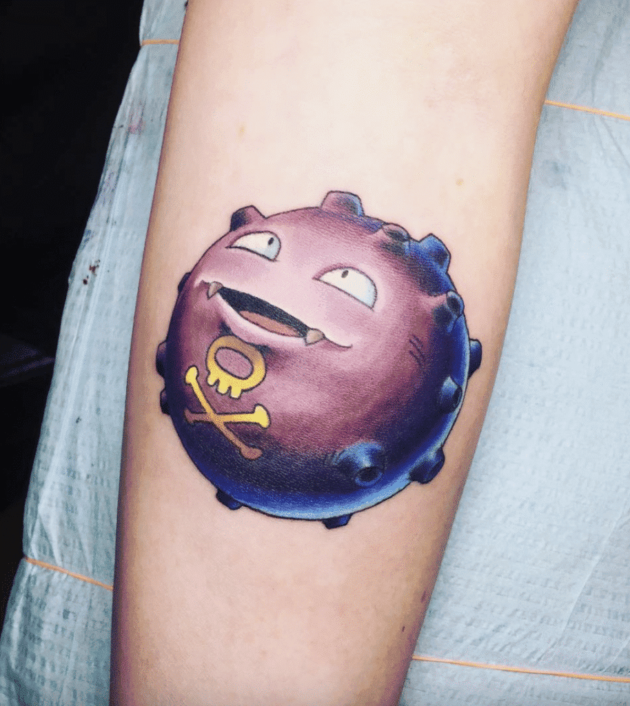 Koffing Johto Pokémon Tattoo