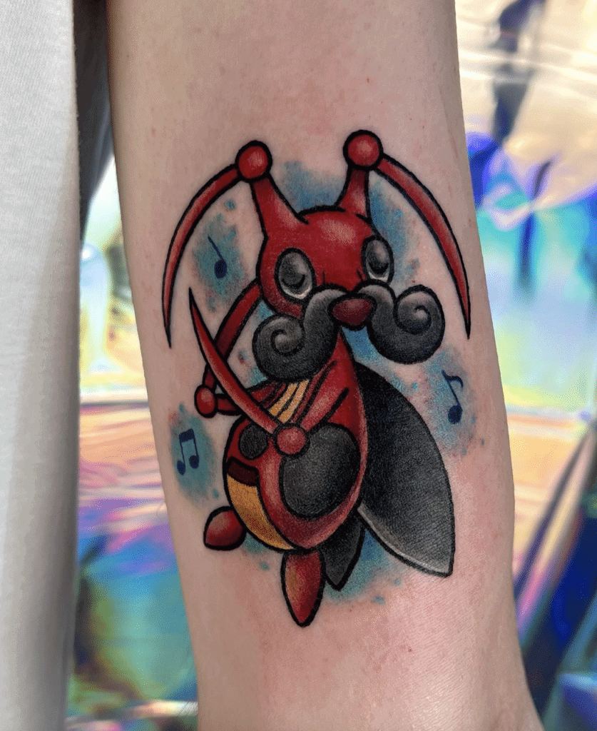 Kricketune Sinnoh Pokémon Tattoo