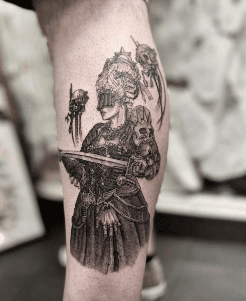 Lady Credo Warhammer 40k Tattoo