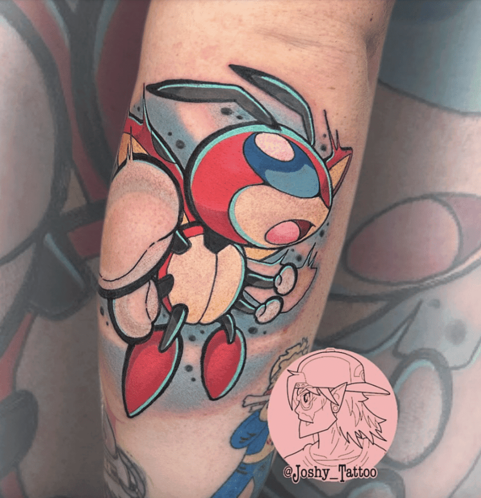 Ledian Johto Pokémon Tattoo