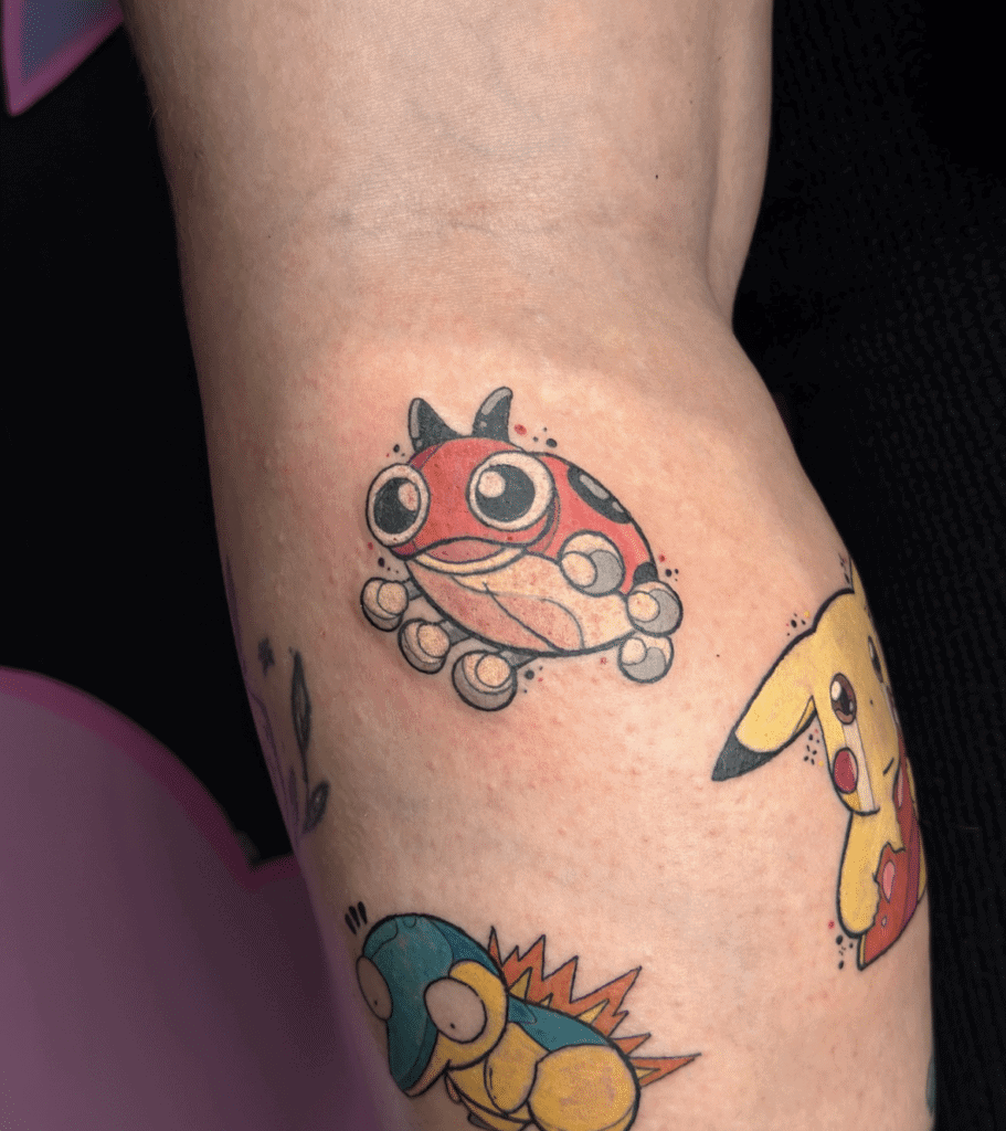 Ledyba Johto Pokémon Tattoo
