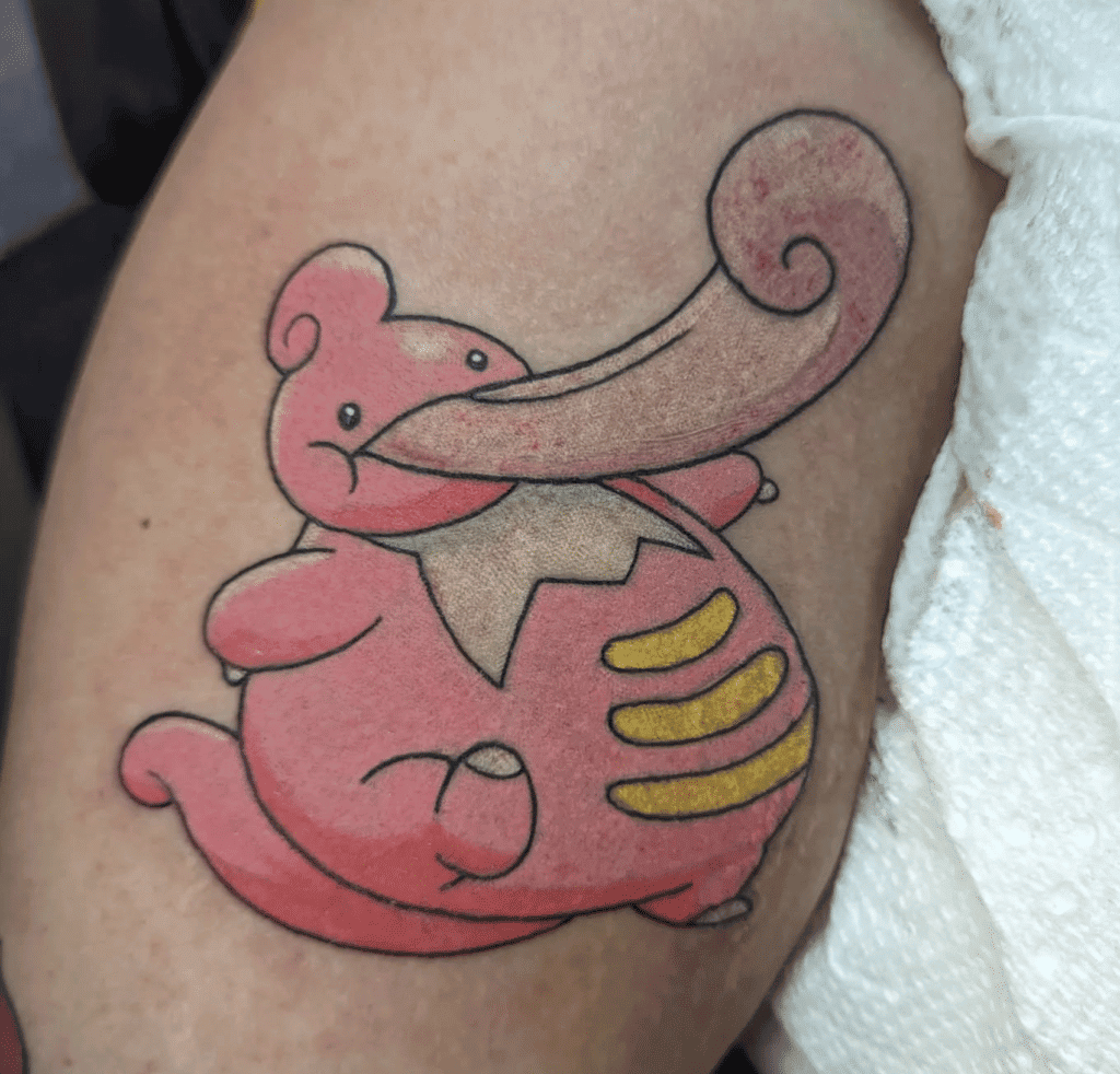 Lickilicky Tounge Sinnoh Pokémon Tattoo