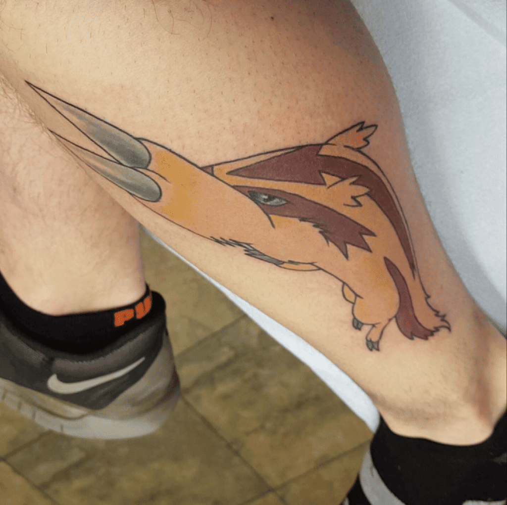 Linoone Hoenn Pokémon Tattoo