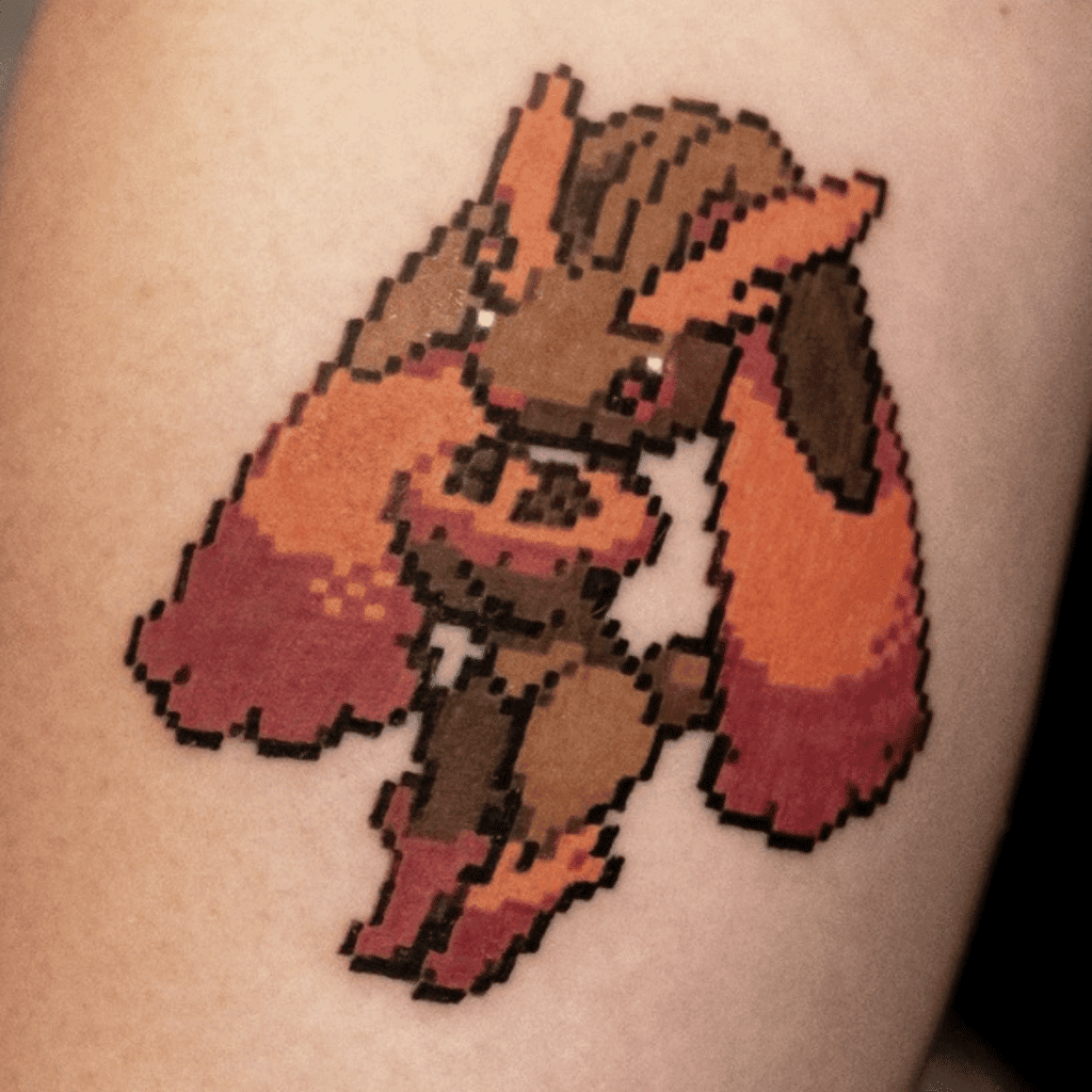 Lopunny Sinnoh Pokémon Tattoo