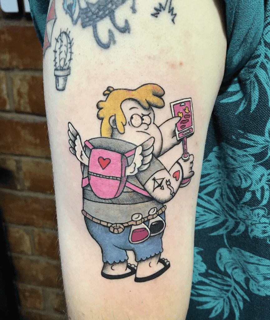 Love God Gravity Falls Tattoo
