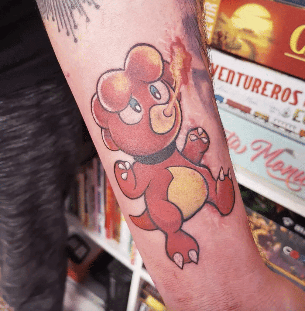 Magby Johto Pokémon Tattoo