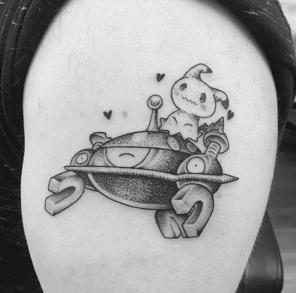 Magnezone Happy Sinnoh Pokémon Tattoo