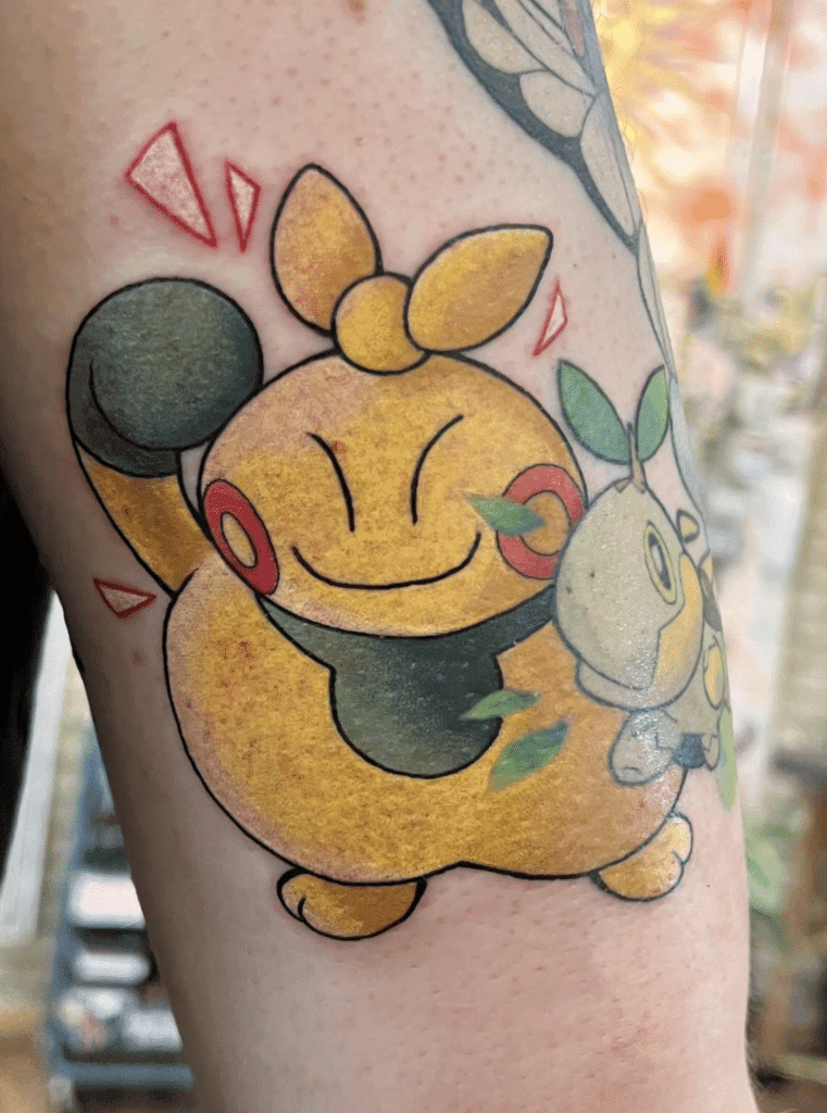 Makuhita Hoenn Pokémon Tattoo