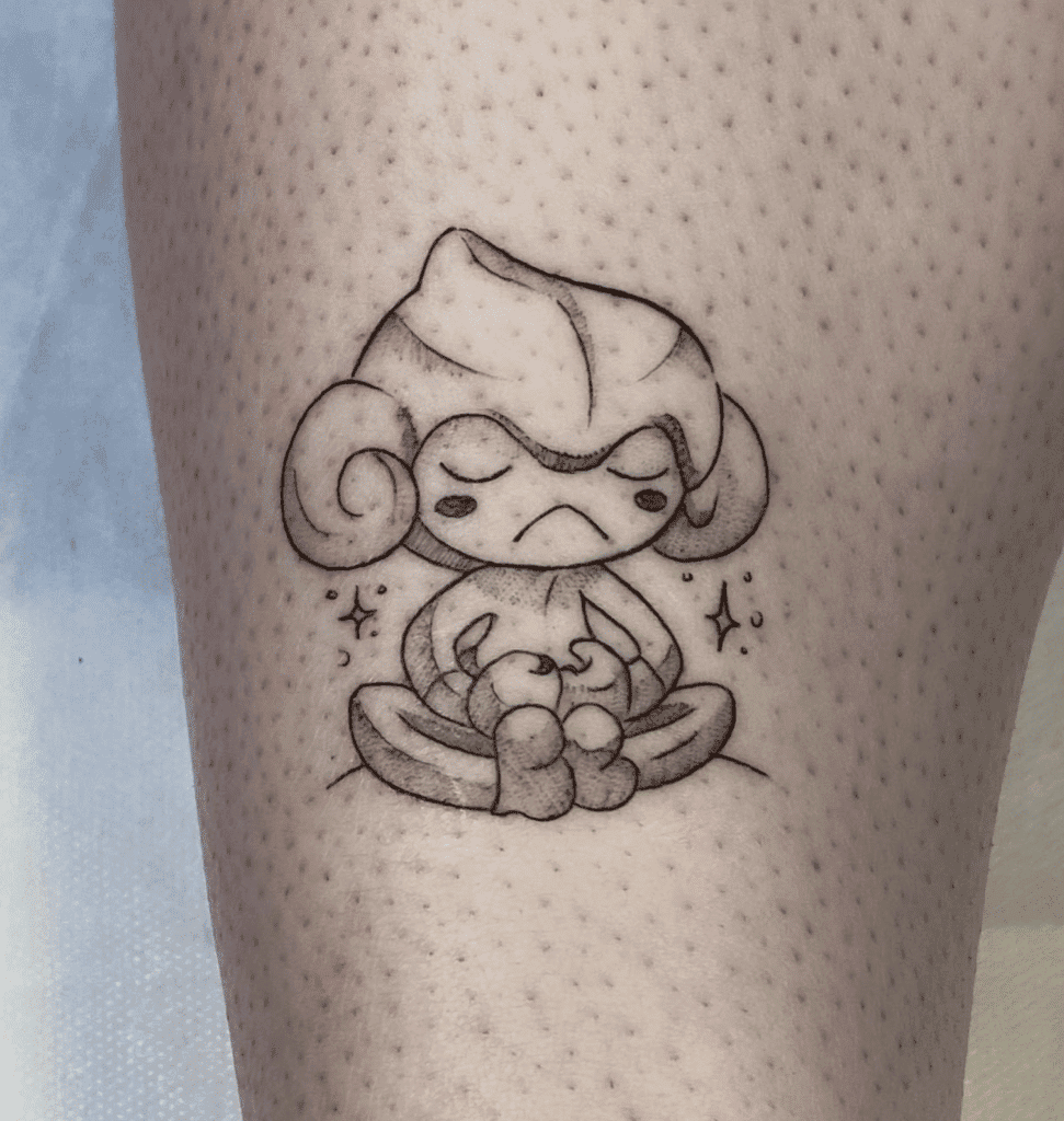 Meditite Hoenn Pokémon Tattoo