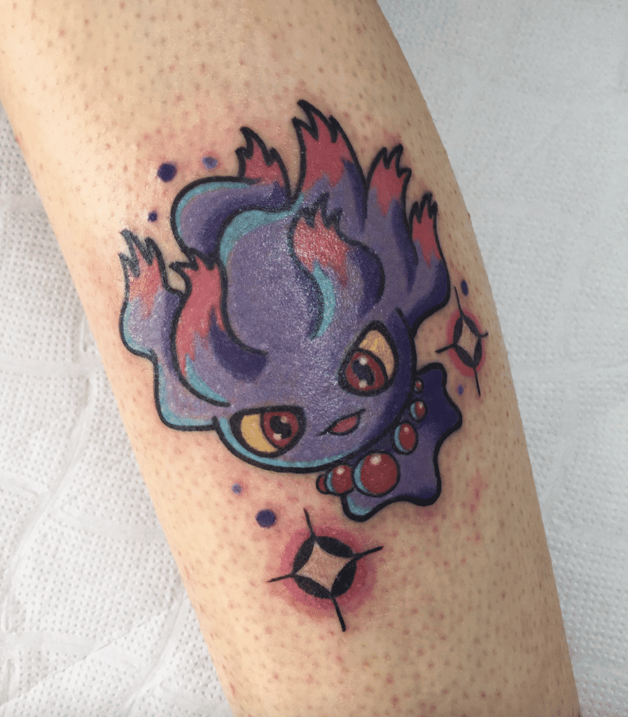 Misdreavus Cute Johto Pokémon Tattoo