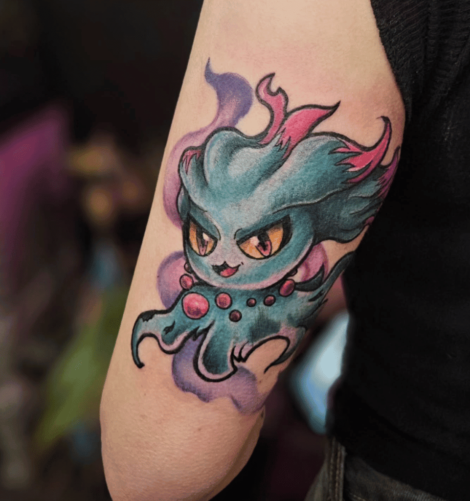 Misdreavus Johto Pokémon Tattoo
