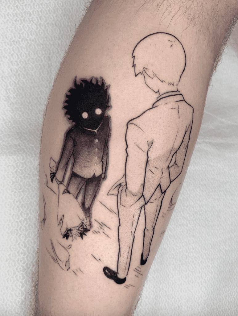Mob Psycho 100 Anime Tattoo