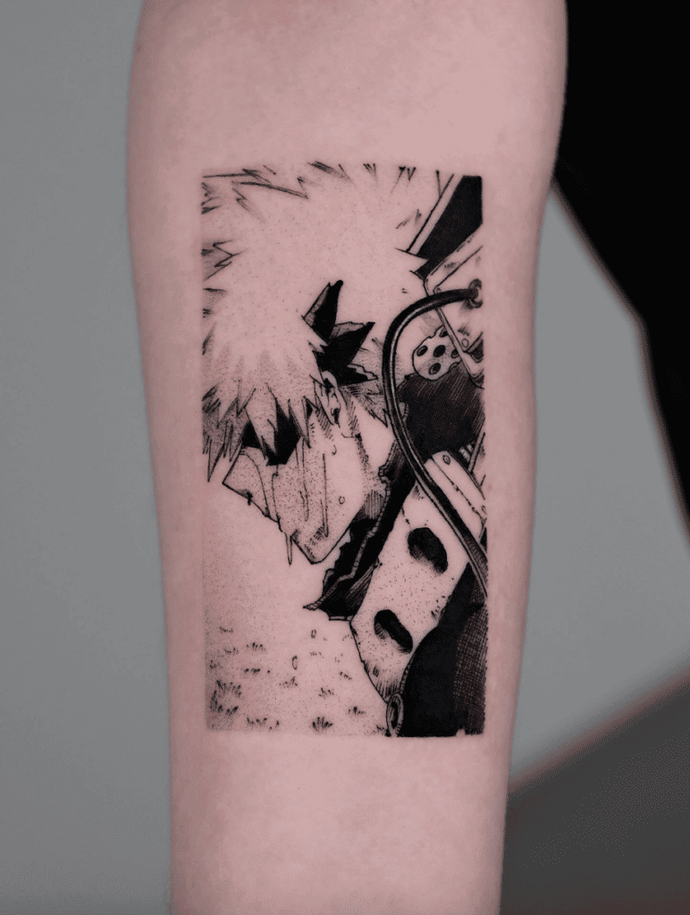 My Hero Bakugo Academia Anime Tattoo