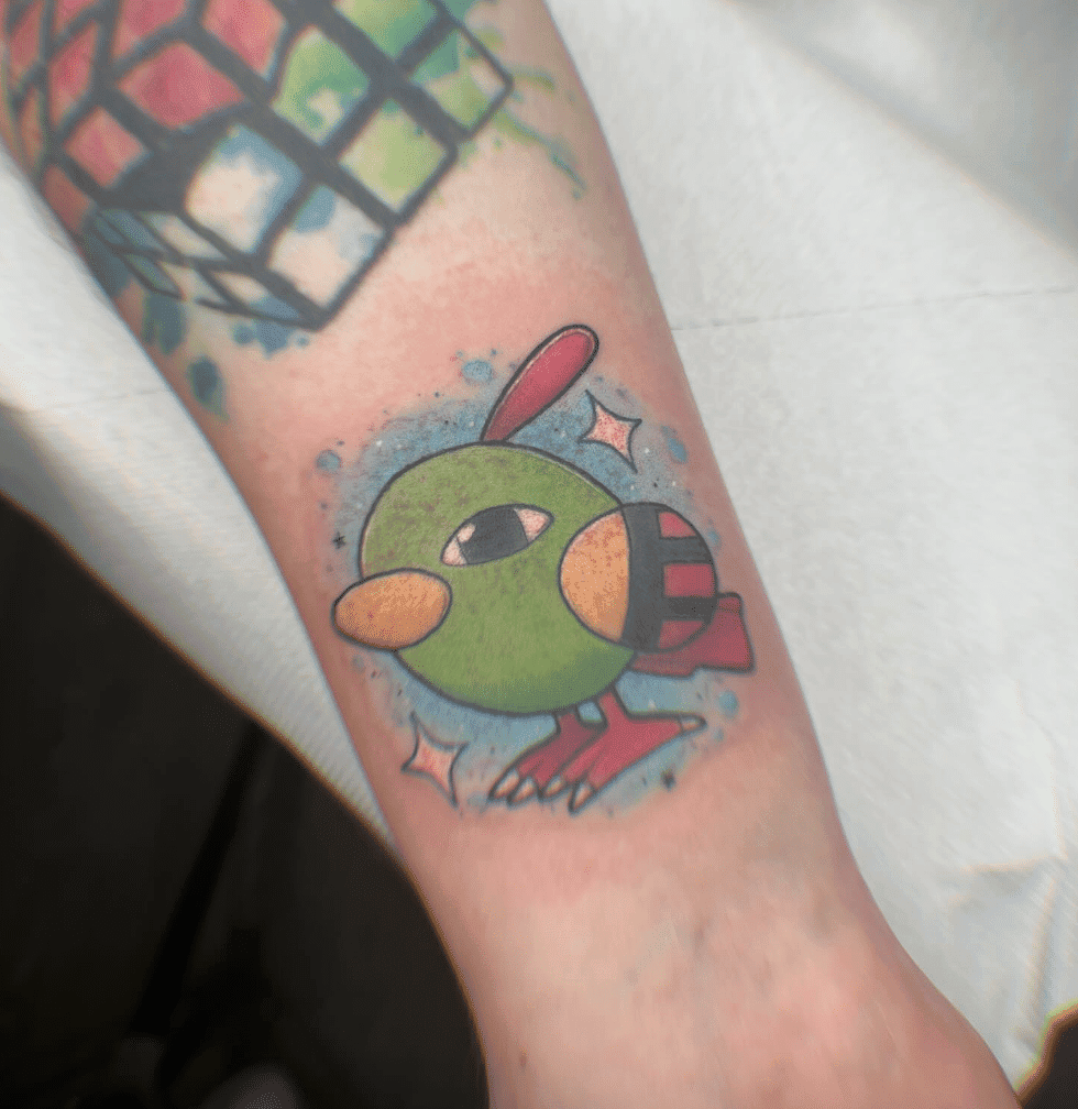 Natu Johto Pokémon Tattoo