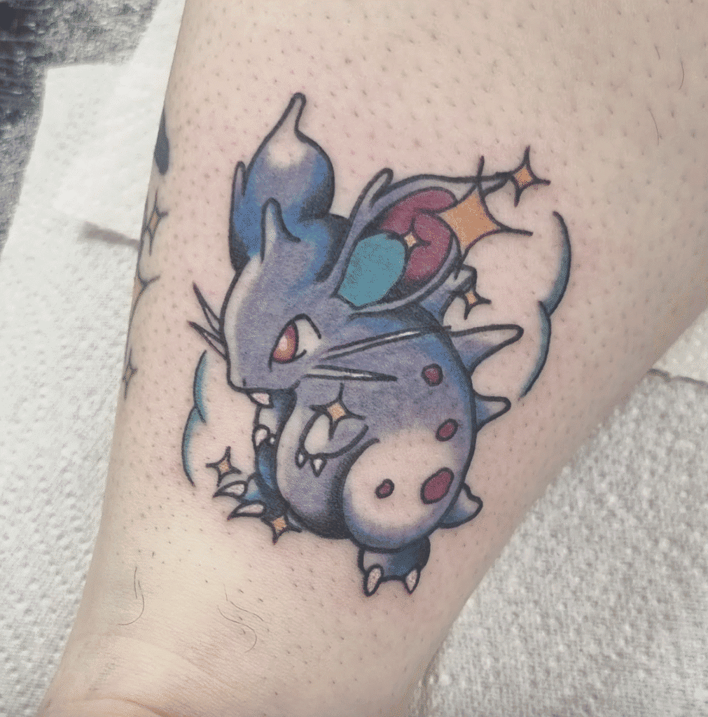 Nidoran ♀ Classic Johto Pokémon Tattoo