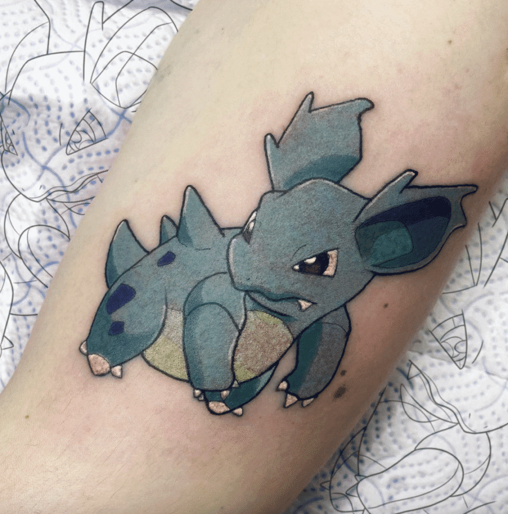 Nidorina Johto Pokémon Tattoo