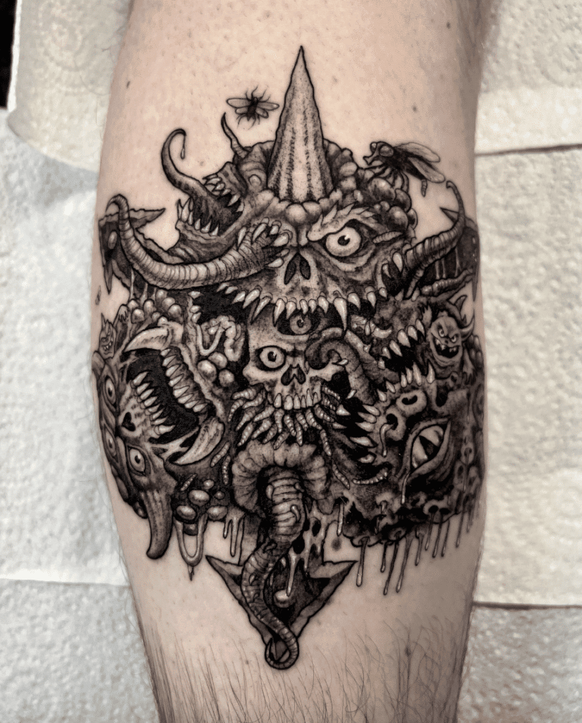 Nurgle Mark Warhammer 40k Tattoo