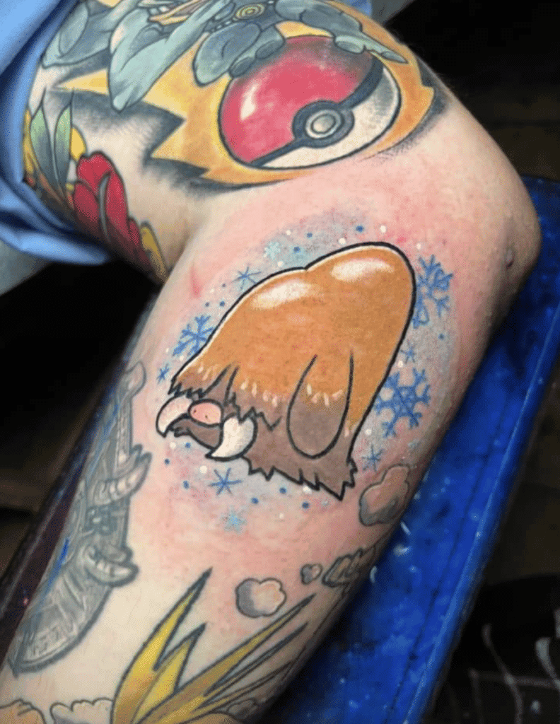 Piloswine Johto Pokémon Tattoo