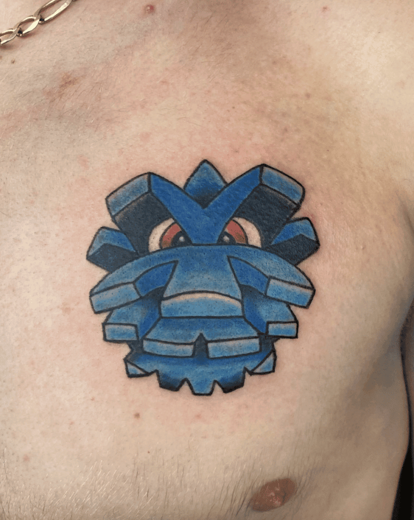 Pineco Johto Pokémon Tattoo