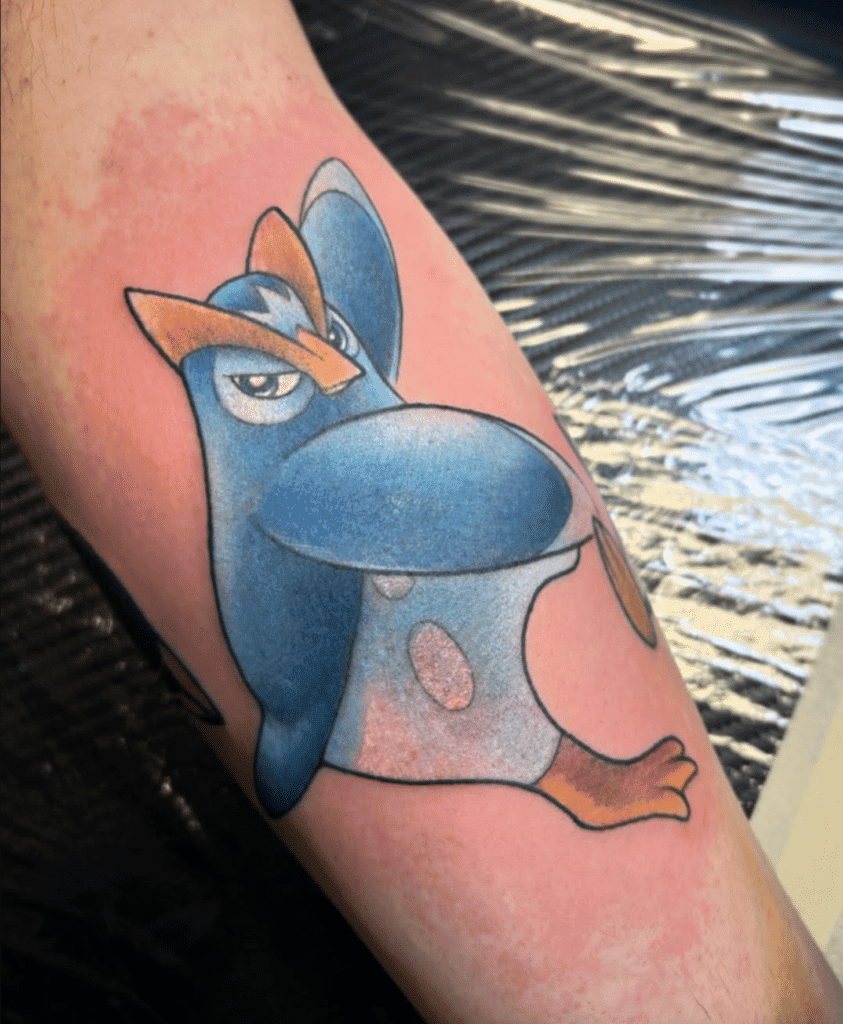 Prinplup Sinnoh Pokémon Tattoo