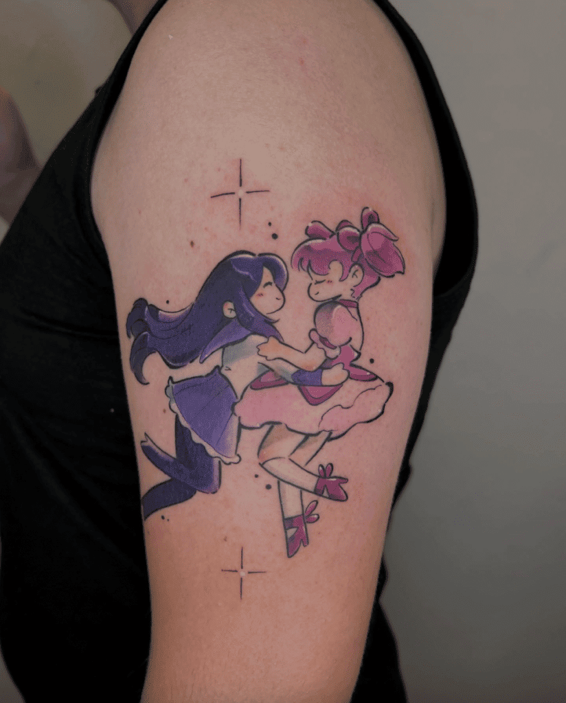 Puella Magi Madoka Magica Anime Tattoo