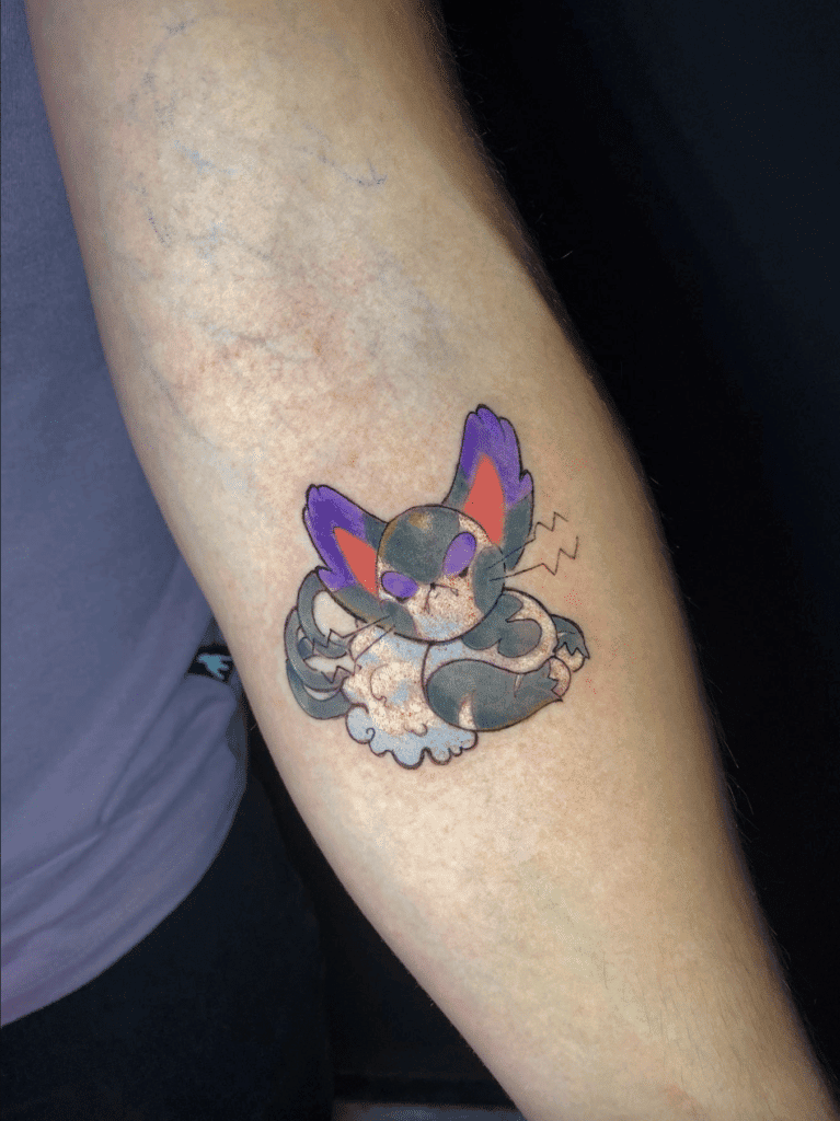 Purugly Sinnoh Pokémon Tattoo