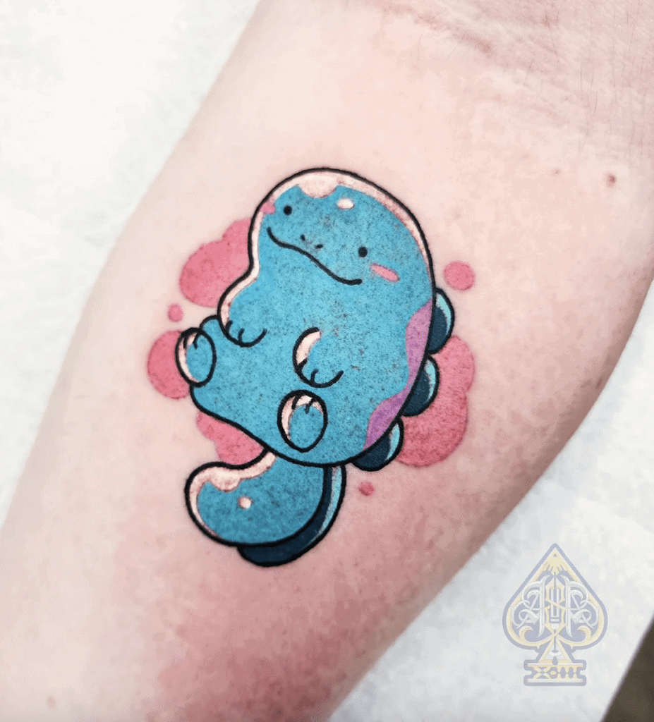 Quagsire Johto Pokémon Tattoo