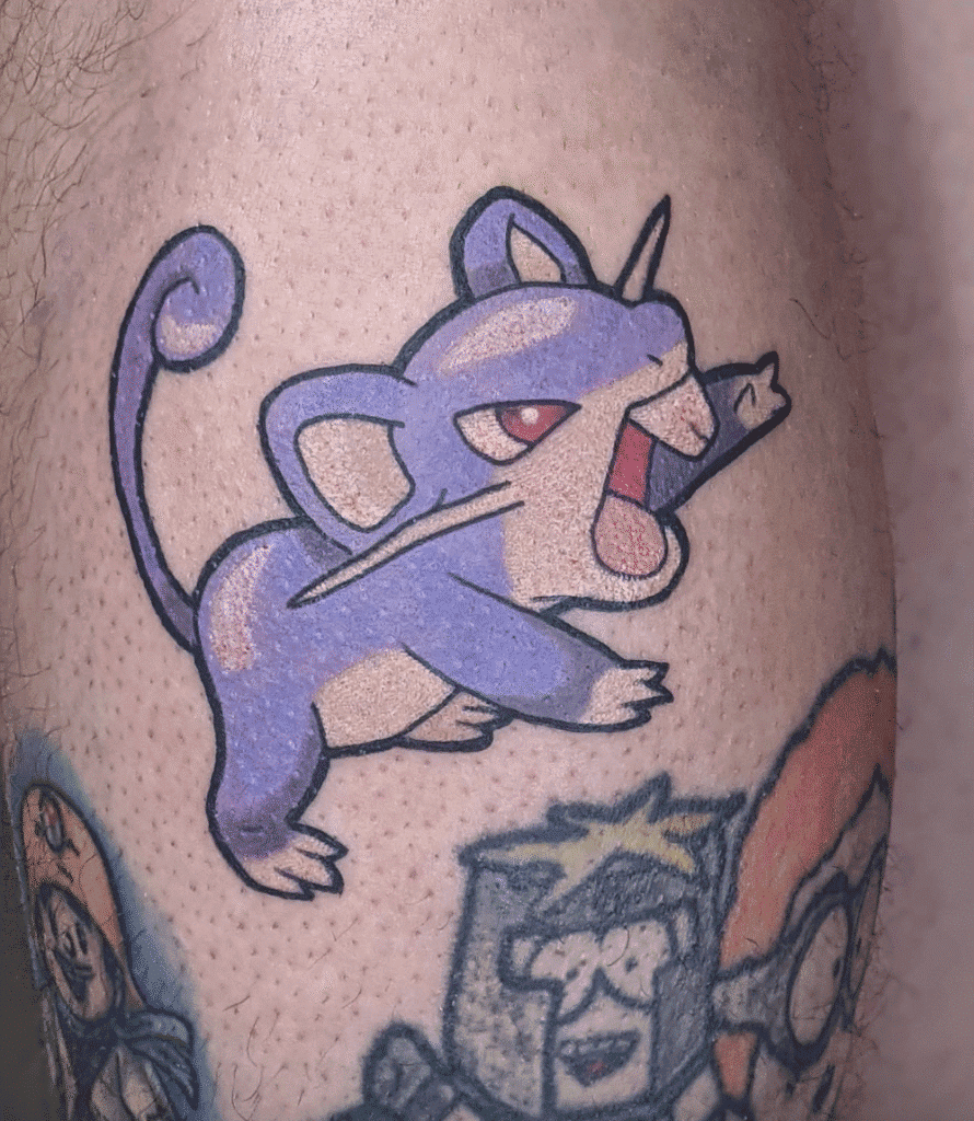 Rattata Johto Pokémon Tattoo