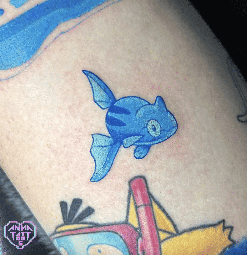 Remoraid Johto Pokémon Tattoo