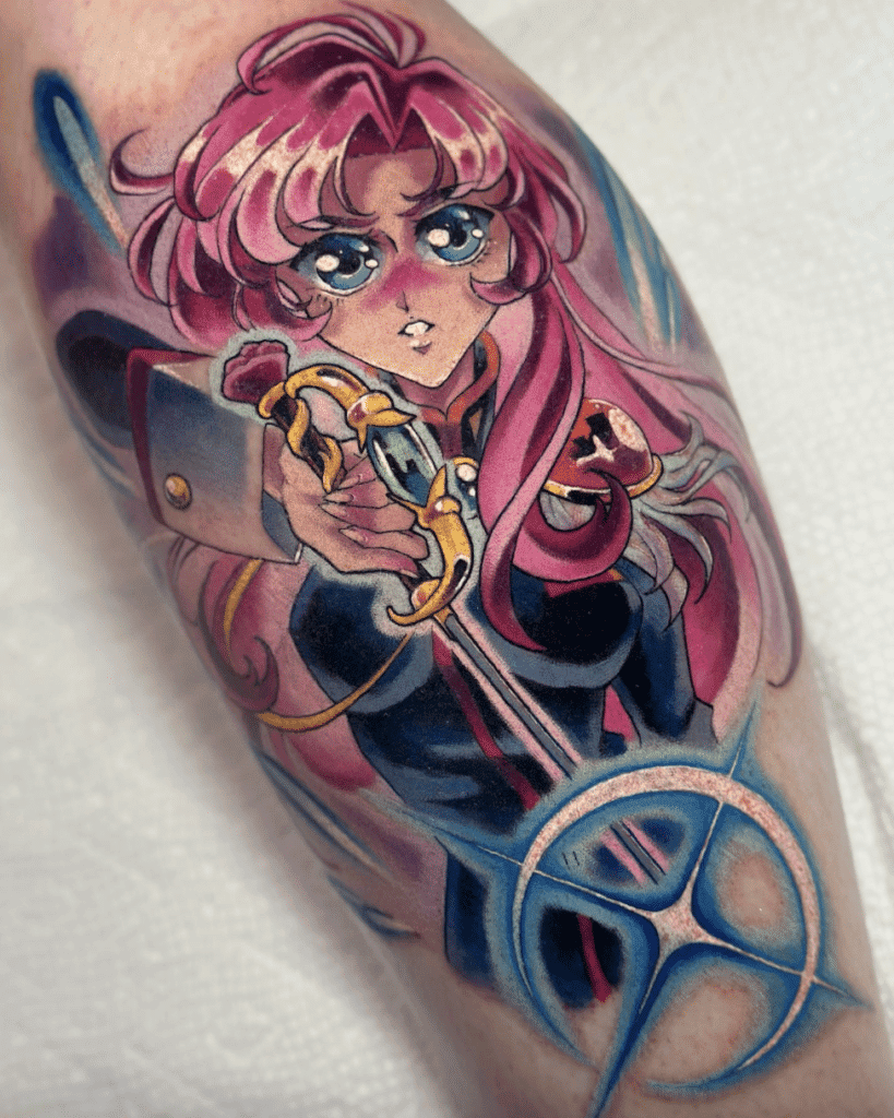 Revolutionary Girl Utena Anime Tattoo