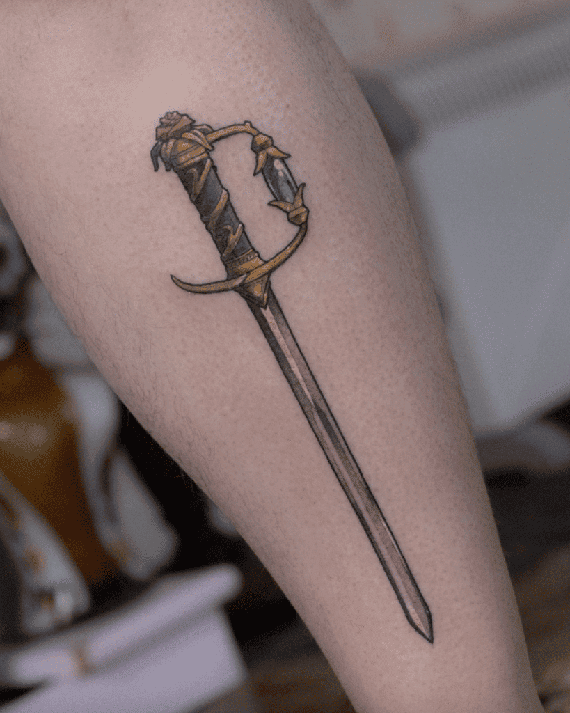 Revolutionary Girl Utena Sword Anime Tattoo