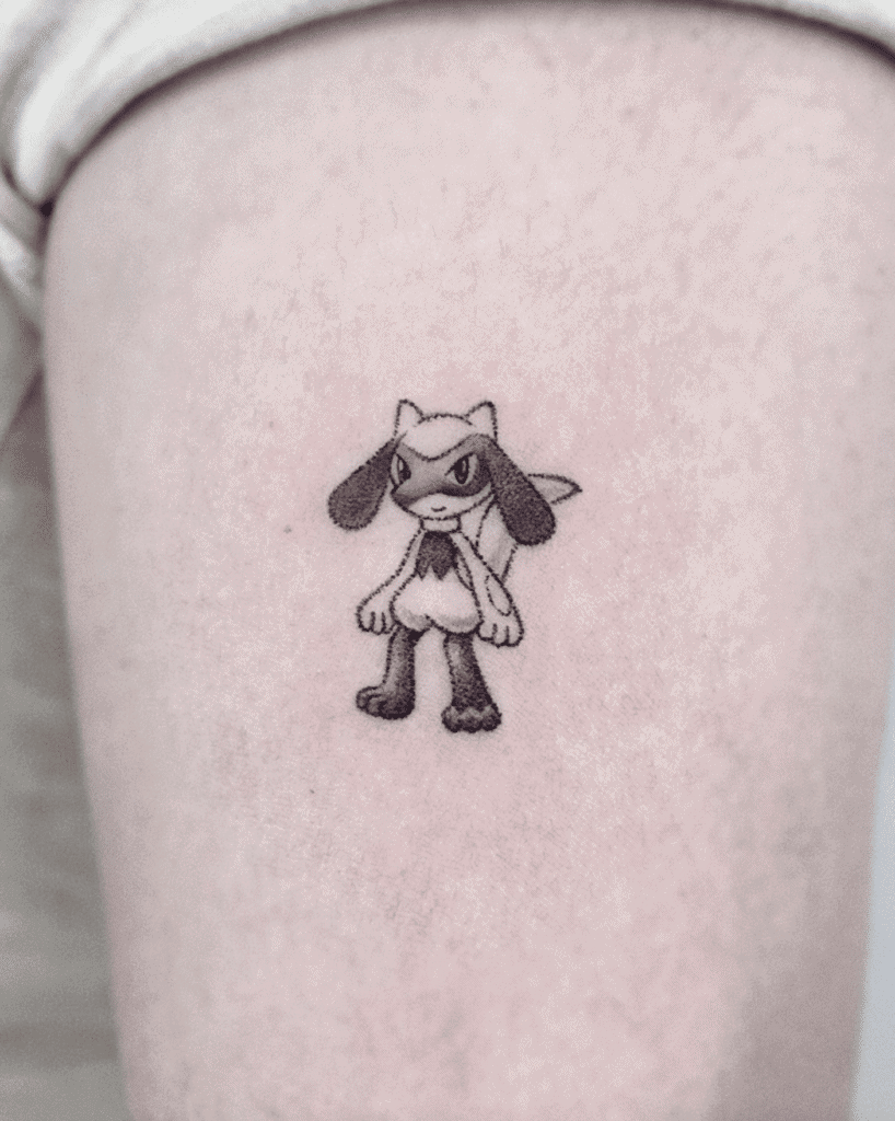 Riolu Sinnoh Pokémon Tattoo