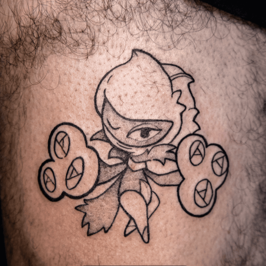 Roserade Sinnoh Pokémon Tattoo