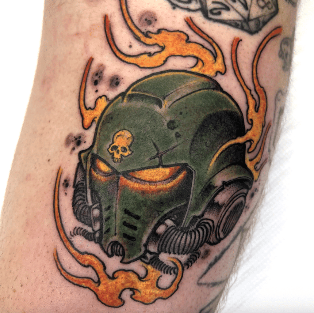 Salamanders Warhammer 40k Tattoo