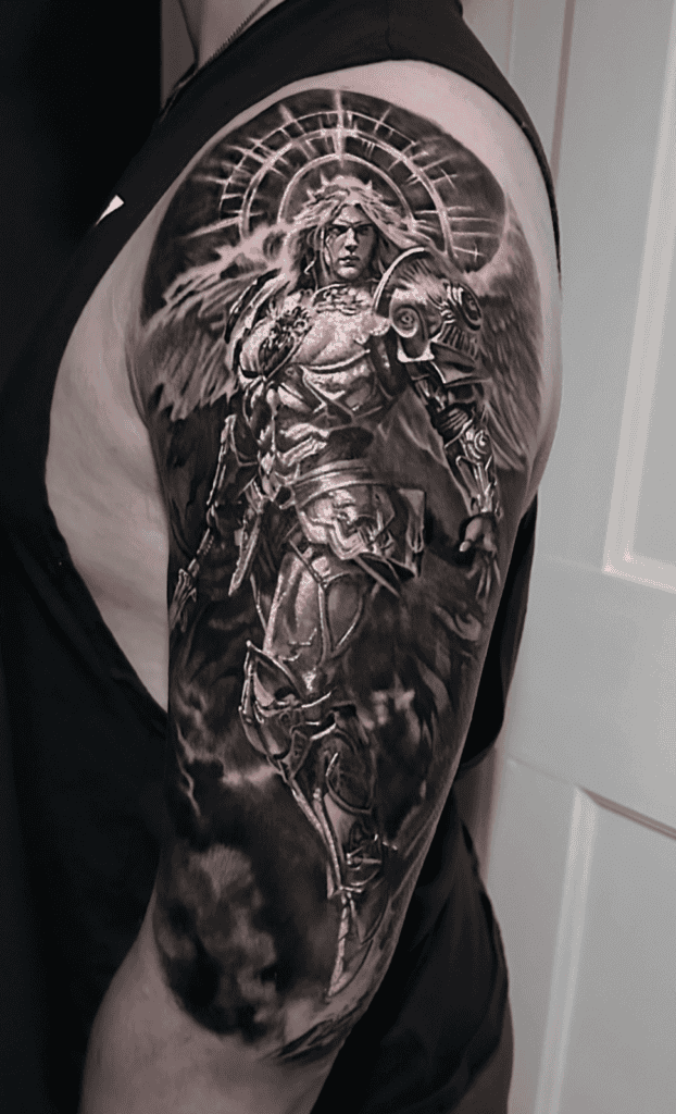 Sanguinius Radiant Warhammer 40k Tattoo