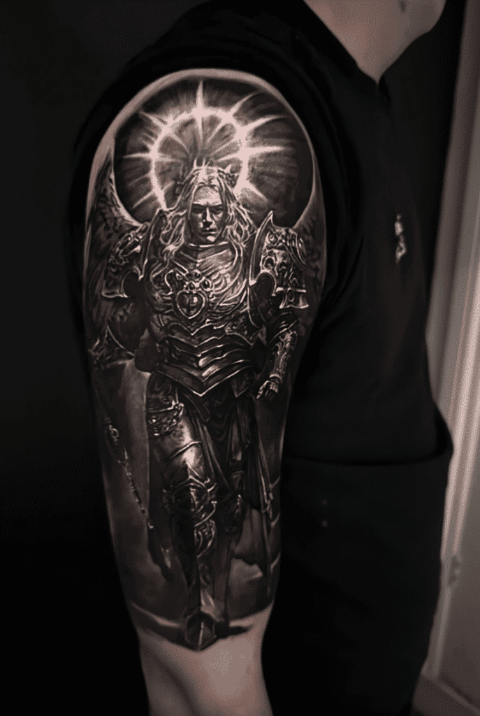 Sanguinius Warhammer 40k Tattoo