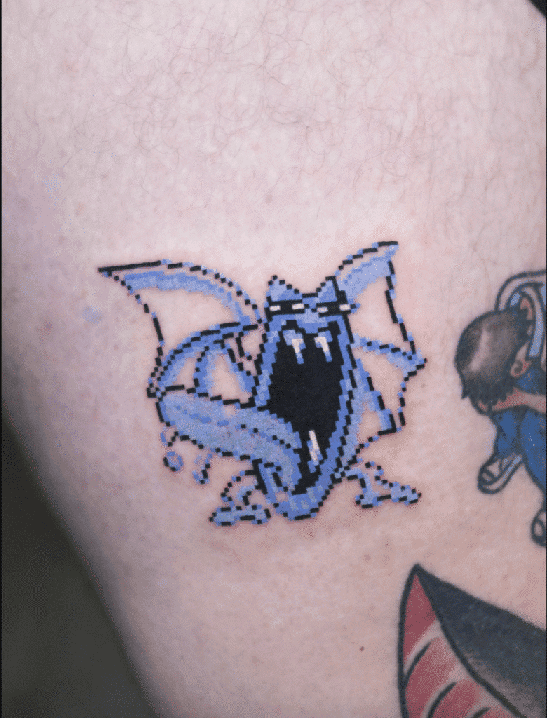 Golbat Sprite Johto Pokémon Tattoo