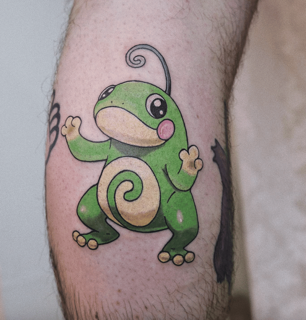 Politoed Johto Pokémon Tattoo
